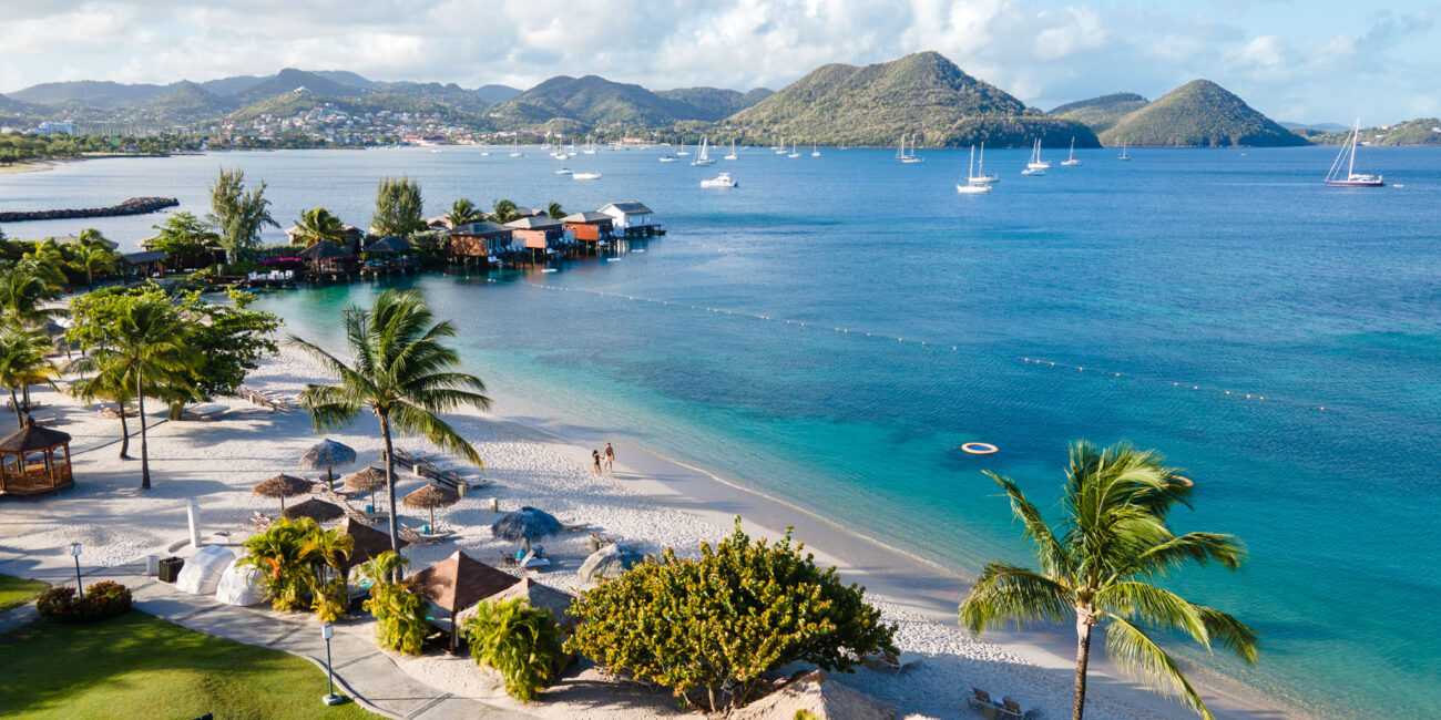 Sandals Grande St. Lucia Drone Aerial